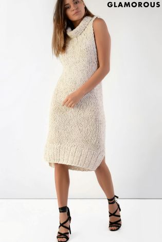 Glamorous Long Line Knit Jumper